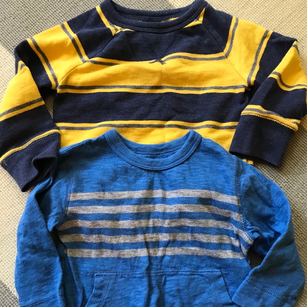 Gap long sleeve t-shirts 12-18M